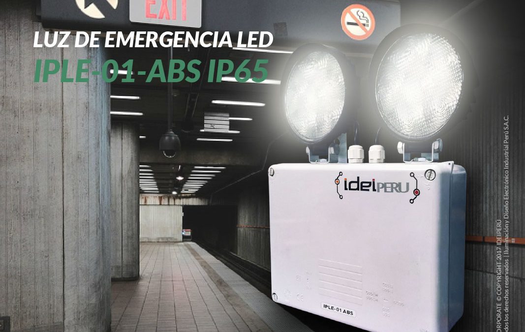 Luz de Emergencia LED ABS-IP65 – EXTERIOR